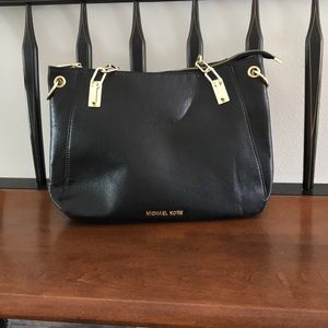Michael Kors Black Leather Bag